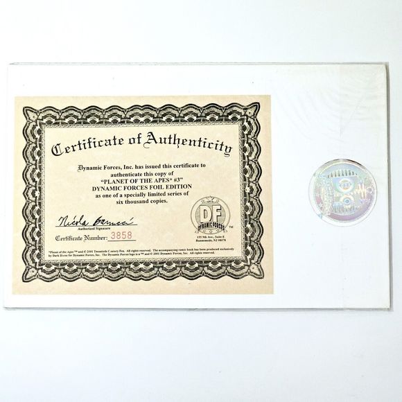 Planet of the Apes Movie Adp TPB & #1-3 Human War Signed COA /6000 Brand New NM - Picture 12 of 13